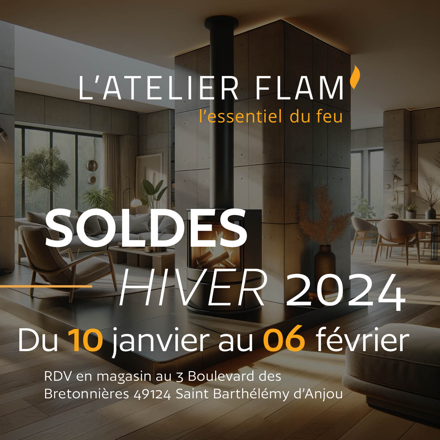 Soldes d'Hiver 2024 Atelier Flam